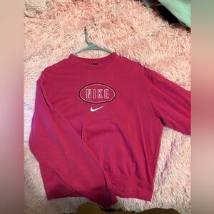 Vintage pink NIKE crop top! size xs.